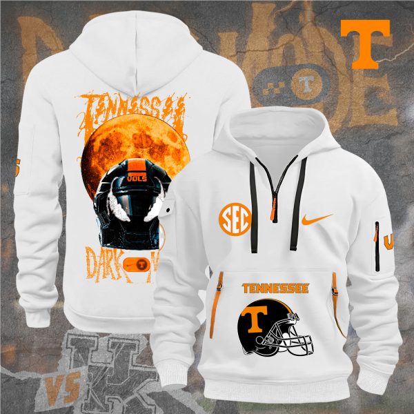 Tennessee Volunteers Football 2D Quarter Zip Hoodie - TANTN 9055