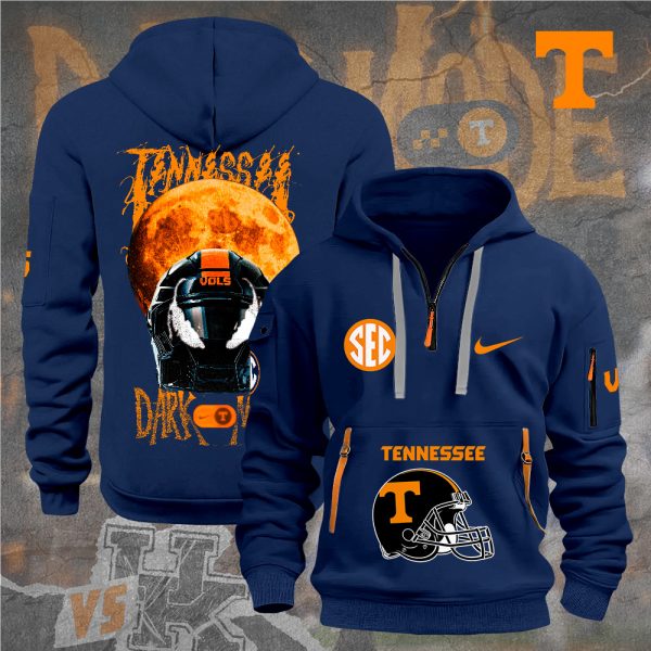Tennessee Volunteers Football 2D Quarter Zip Hoodie - TANTN 9055