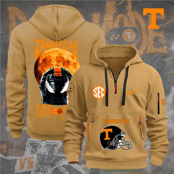 Tennessee Volunteers Football 2D Quarter Zip Hoodie - TANTN 9055