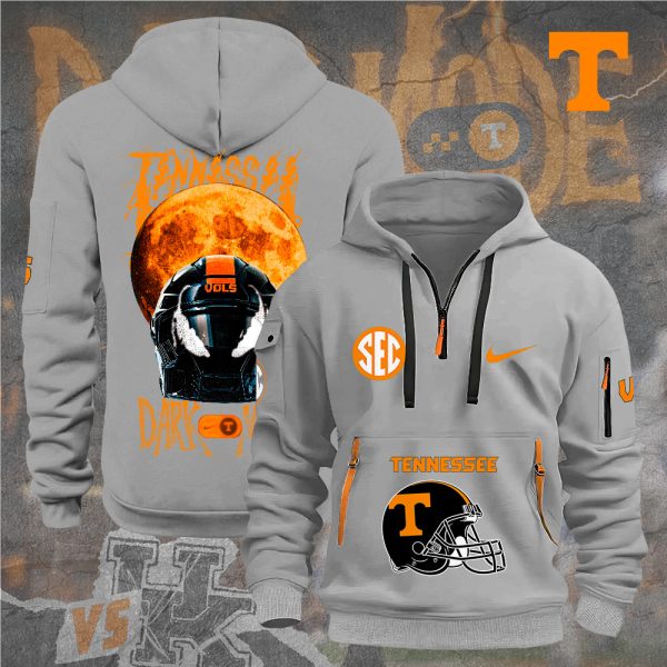 Tennessee Volunteers Football 2D Quarter Zip Hoodie - TANTN 9055