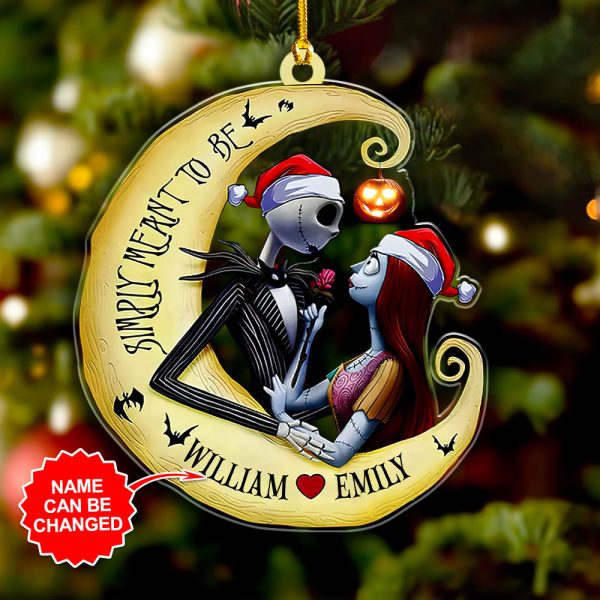 The Nightmare Before Christmas Custom Shape Clear 1-sided Acrylic Ornament - HOATT 6708