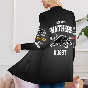 Penrith Panthers Women's Patch Pocket Cardigan - VANDH 3767