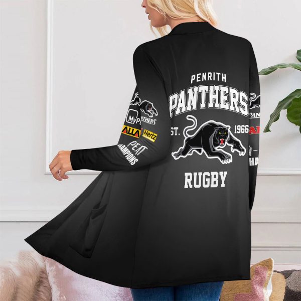 Penrith Panthers Women's Patch Pocket Cardigan - VANDH 3767