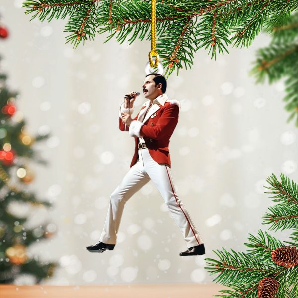 Freddie Mercury Custom Shape 2-sided Acrylic Ornament - MAITM 8906.6