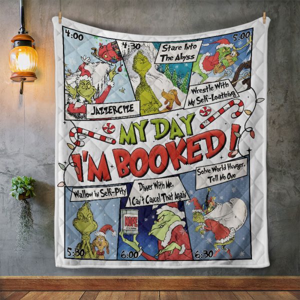 The Grinch Quilt Blanket - HOATT 6945
