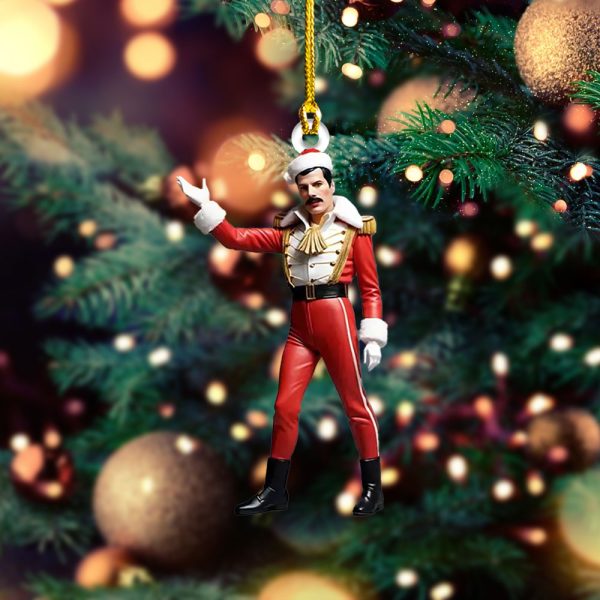 Freddie Mercury Custom Shape 2-sided Acrylic Ornament - MAITM 8906.5