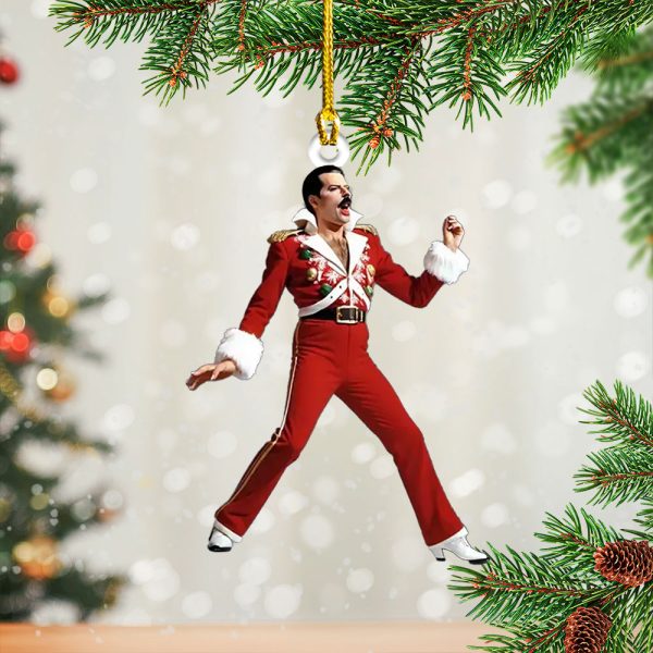 6PCS Freddie Mercury Custom Shape 2-sided Acrylic Ornament - MAITM 8906