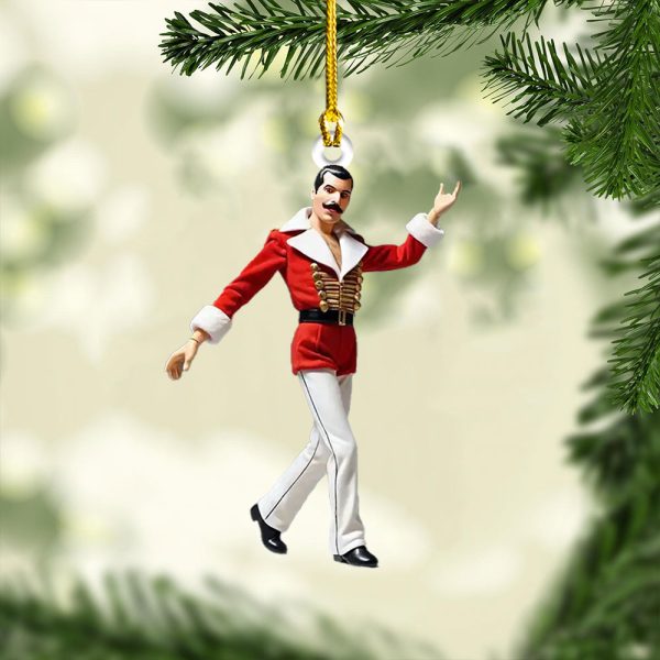 Freddie Mercury Custom Shape 2-sided Acrylic Ornament - MAITM 8906.2