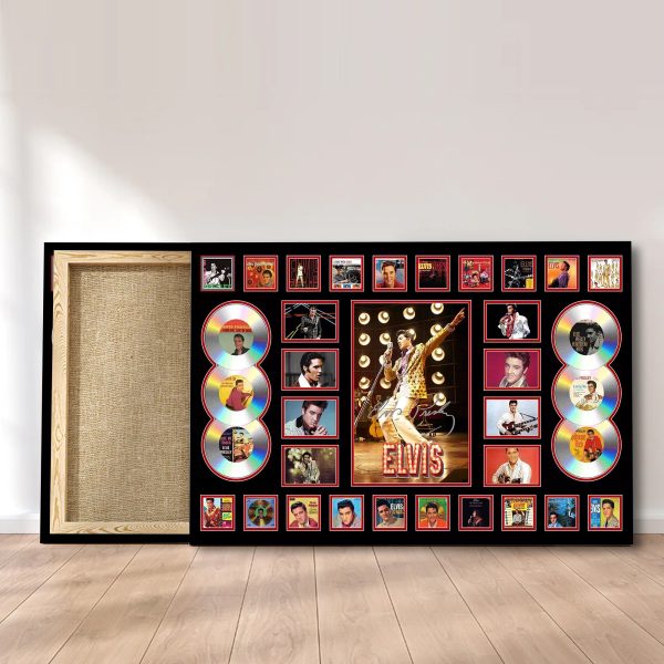 Elvis Presley Rectangle Canvas With Inner Frame - MAITM 8997.1