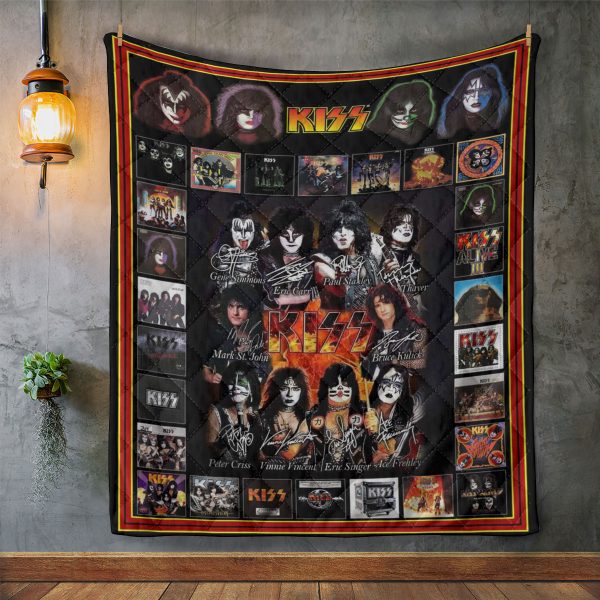Kiss Band Quilt Blanket - GNE 2039