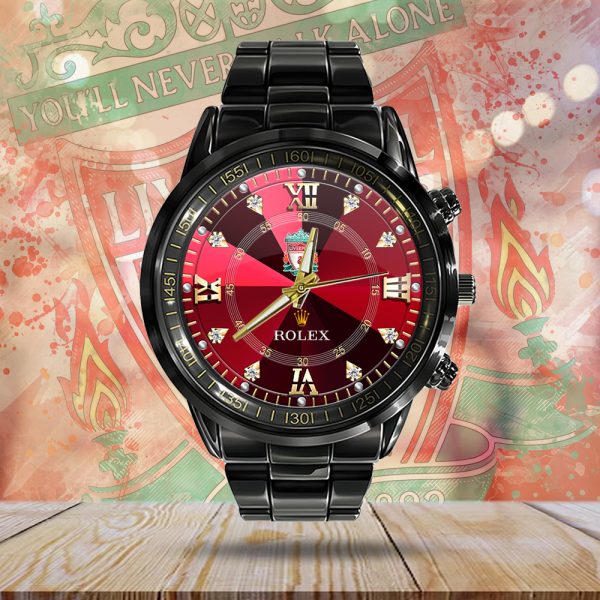 Liverpool FC x Rolex Black Stainless Steel Watch - MAITM 8699