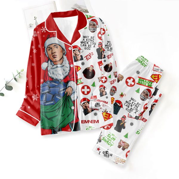 Eminem Button Down Pajamas Set – ANHNV 5684