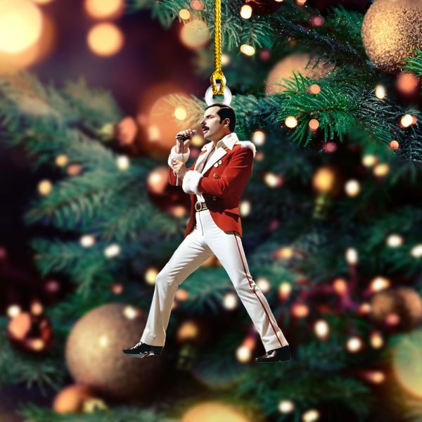 Freddie Mercury Custom Shape 2-sided Acrylic Ornament - MAITM 8906.6