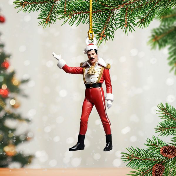 Freddie Mercury Custom Shape 2-sided Acrylic Ornament - MAITM 8906.5