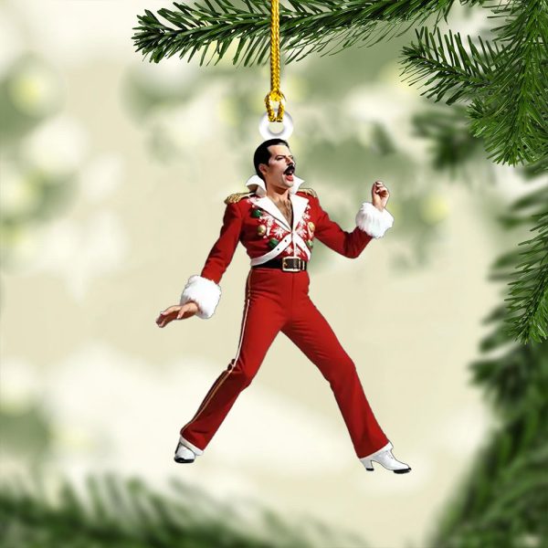 Freddie Mercury Custom Shape 2-sided Acrylic Ornament - MAITM 8906.4