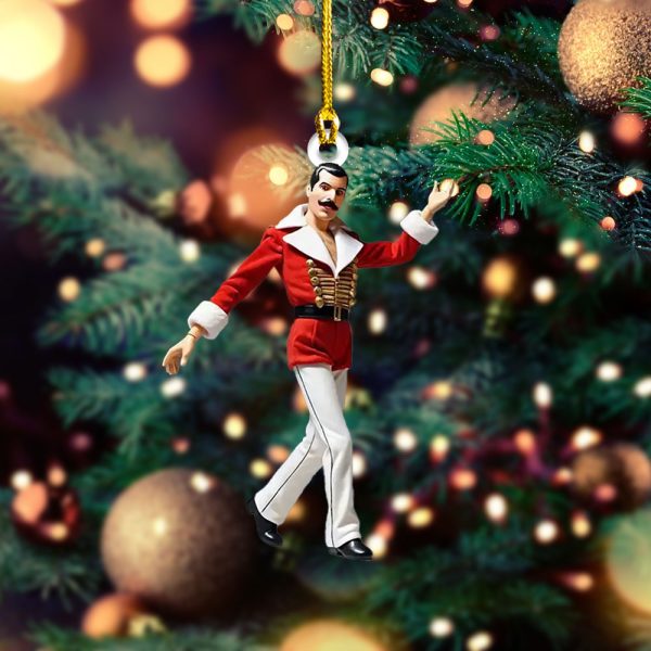 Freddie Mercury Custom Shape 2-sided Acrylic Ornament - MAITM 8906.2