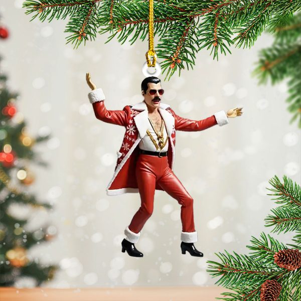 6PCS Freddie Mercury Custom Shape 2-sided Acrylic Ornament - MAITM 8906
