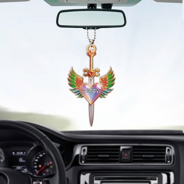 Bon Jovi Custom Shape 2-sided Acrylic Car Ornament - MAITM 8804
