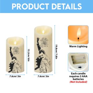 Freddie Mercury Led Candle - MAITM 8694