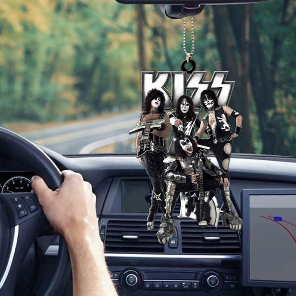 Kiss Band Custom Shape 1-sided Acrylic Car Ornament - HOATT 7019