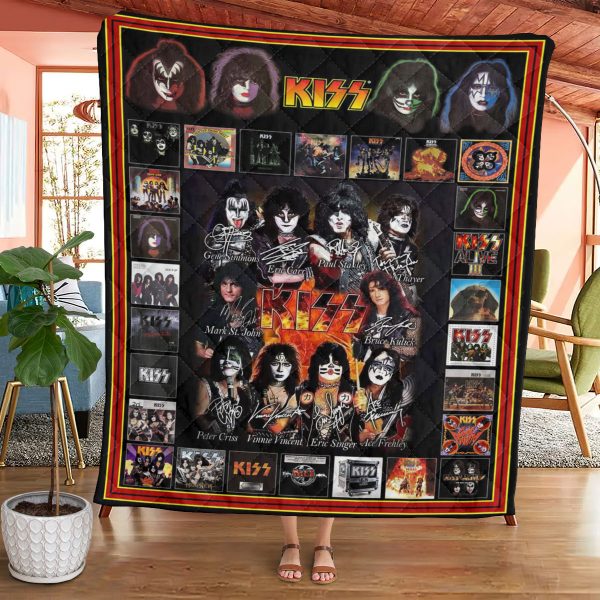 Kiss Band Quilt Blanket - GNE 2039