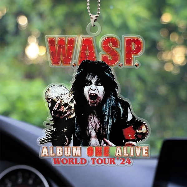 W.A.S.P. Custom Shape Clear 1-sided Car Ornament - HOATT 7237