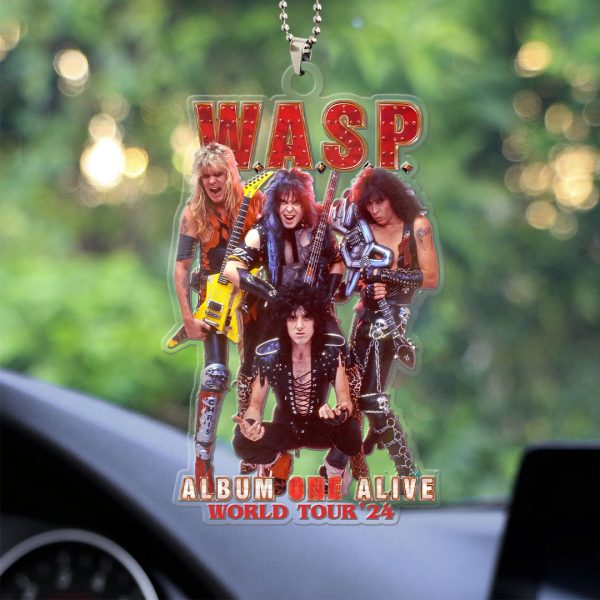 W.A.S.P. Custom Shape Clear 1-sided Car Ornament - HOATT 7092
