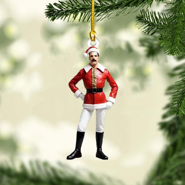 Freddie Mercury Custom Shape 2-sided Acrylic Ornament - MAITM 8906.3