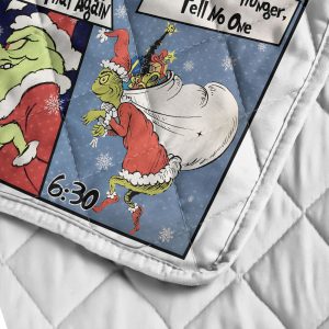 The Grinch Quilt Blanket - HOATT 6945