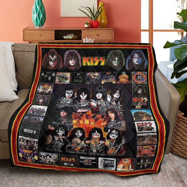 Kiss Band Quilt Blanket - GNE 2039