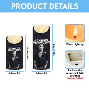 Linkin Park x Chester Bennington Led Candle - MAITM 8815