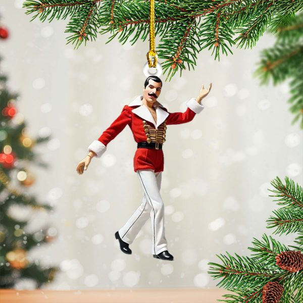 6PCS Freddie Mercury Custom Shape 2-sided Acrylic Ornament - MAITM 8906