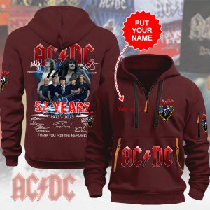 Personalized Rock Music 2D Quarter Zip Hoodie - MAITM 8808