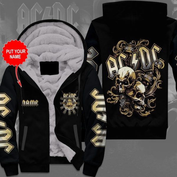 Personalized Rock Music 3D Fleece Zip Up Hoodie - MAITM 8819