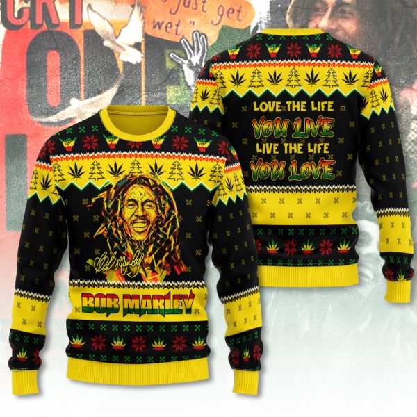 Bob Marley 3D Ugly Sweater - ANHNV 5587