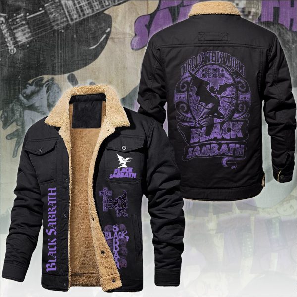 Black Sabbath 2D Winter Fleece Jacket - ANHNV 5621