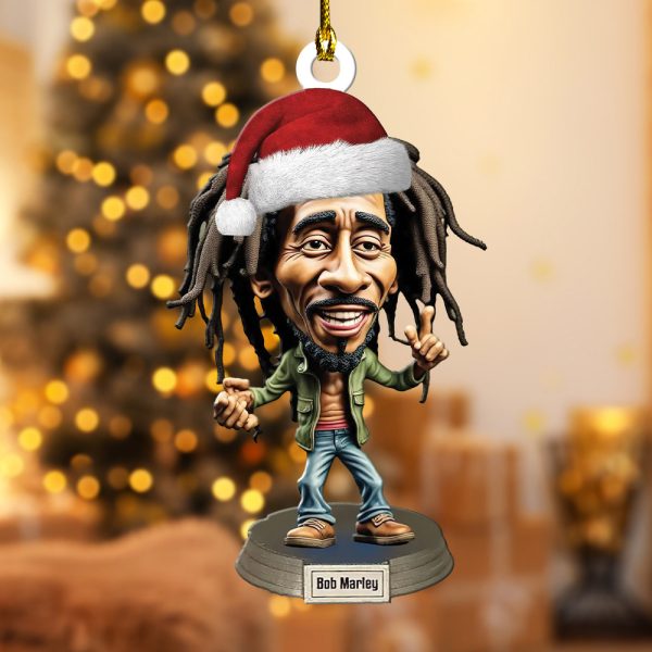 Bob Marley Custom Shape 2-sided Acrylic Ornament – ANHNV 5628.4