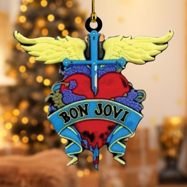 8PCS Bon Jovi Custom Shape 2-sided Acrylic Ornament – ANHNV 5659