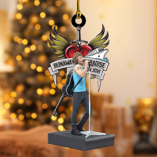 8PCS Bon Jovi Custom Shape 2-sided Acrylic Ornament – ANHNV 5659