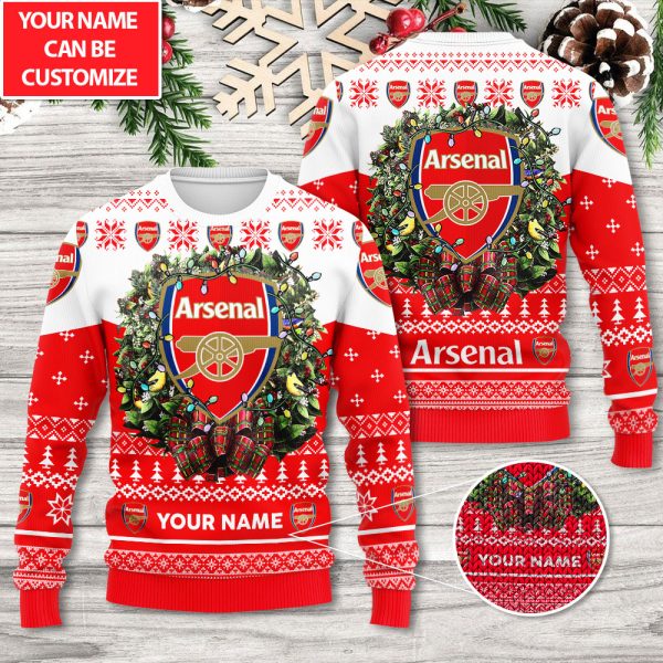 Personalized Arsenal 3D Ugly Sweater - TANTN 9304