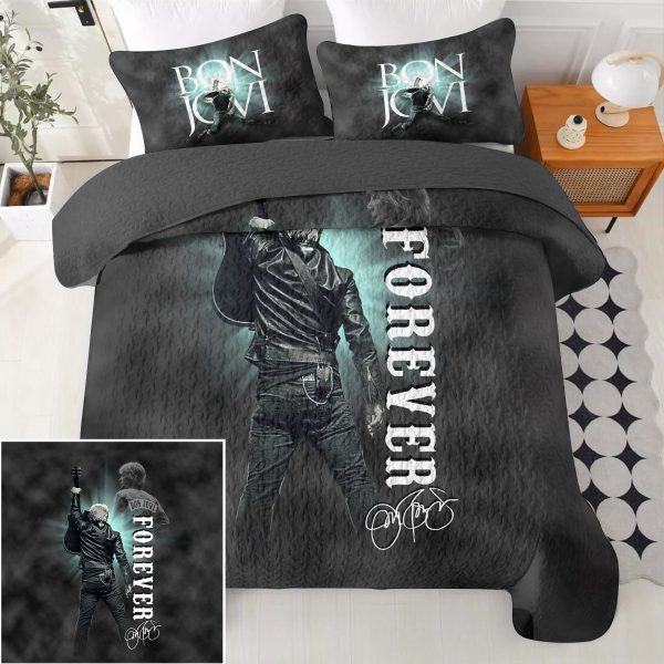 Bon Jovi Quilt Bedding Set - MAITM 8984