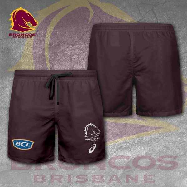 Brisbane Broncos 3D Shorts - VANDH 3997