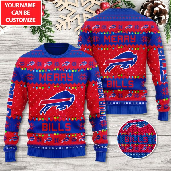 Personalized Buffalo Bills 3D Ugly Sweater - TANTN 9048