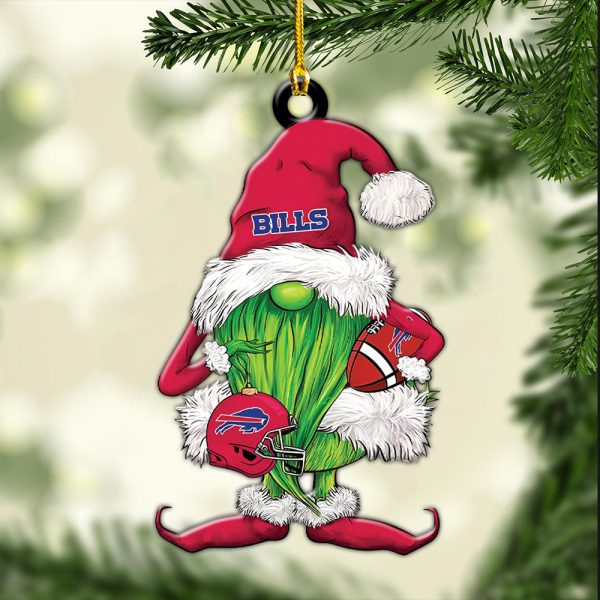 Buffalo Bills Custom Shape 2-sided Acrylic Ornament – HOATT 6985