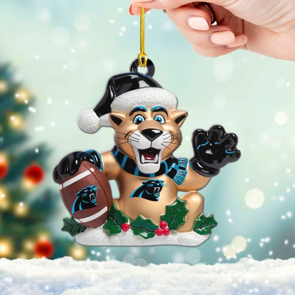 Carolina Panthers Custom Shape 2-sided Acrylic Ornament - VANDH 3985