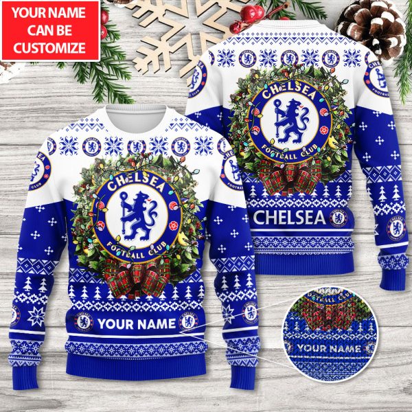Personalized Chelsea FC 3D Ugly Sweater - TANTN 9379