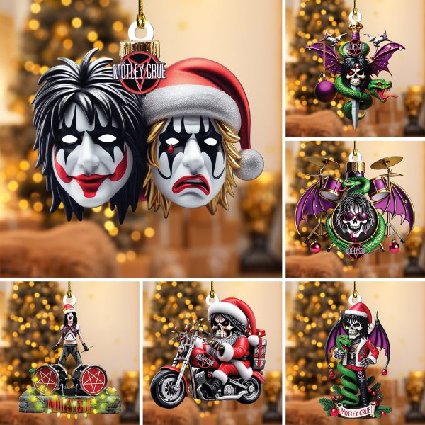 6PCS Mötley Crüe Custom Shape 2-sided Acrylic Ornament – ANHNV 5671