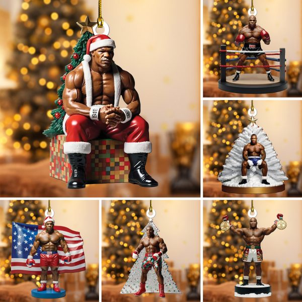 6PCS Mike Tyson Custom Shape 2-sided Acrylic Ornament – ANHNV 5662