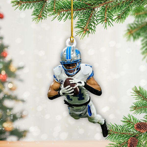 Detroit Lions Custom Shape 2-sided Acrylic Ornament – TANTN 9560.4