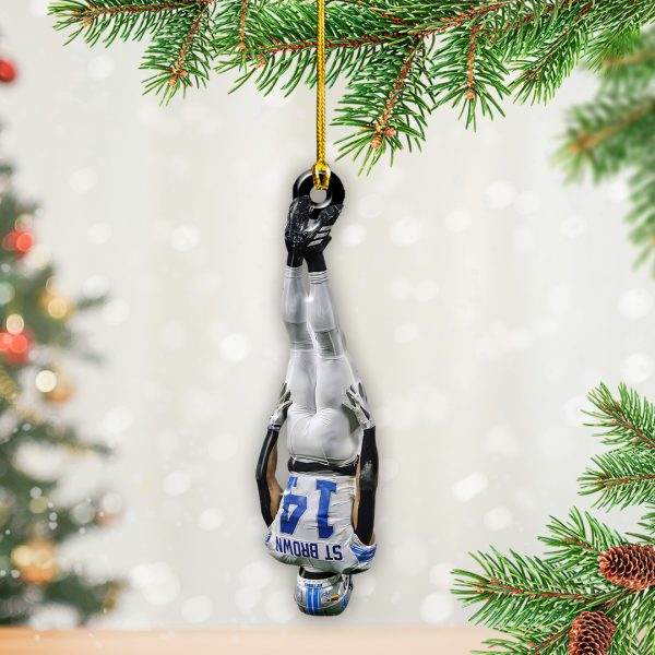 Detroit Lions Custom Shape 2-sided Acrylic Ornament – TANTN 9560.6